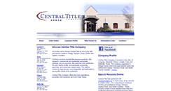 Desktop Screenshot of centraltitleco.com